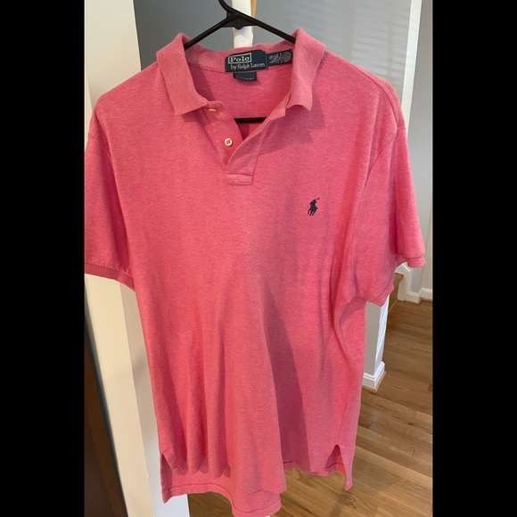 Polo Ralph Lauren Pink Custom fit polo - Picture 1 of 3